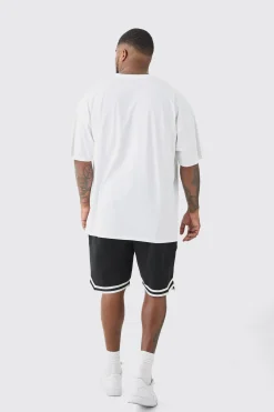 Plus Core Varsity T-shirt In | UK^boohooMAN Best