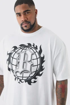 Plus Core Varsity T-shirt In | UK^boohooMAN Best