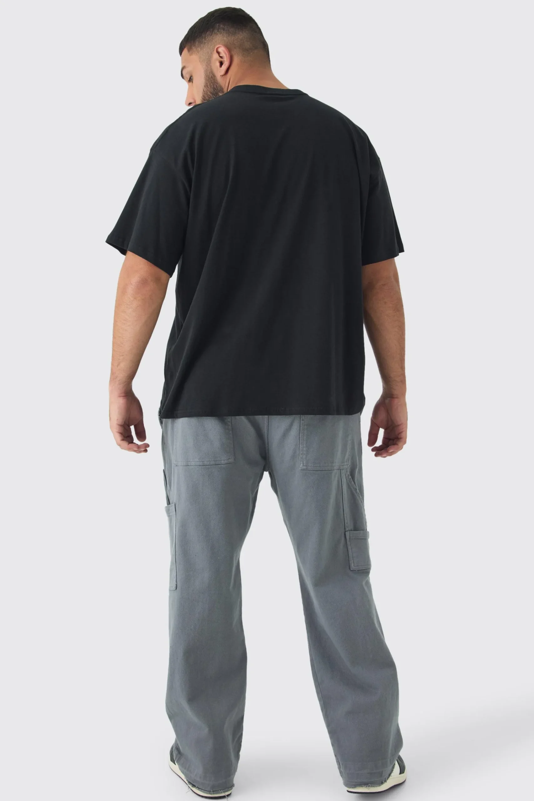 Plus Day Off Print Oversized T-shirt In | UK^boohooMAN Outlet