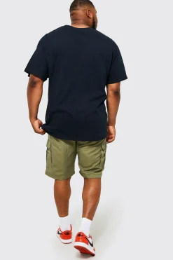 boohooMAN Plus Elastic Waist Cargo Short | UK| Trousers|Cargos