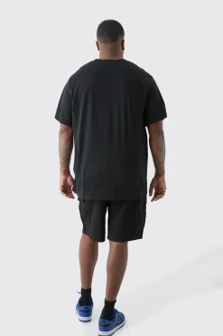 boohooMAN Plus Elasticated Waist Relaxed Fit Cargo Shorts | UK| Shorts