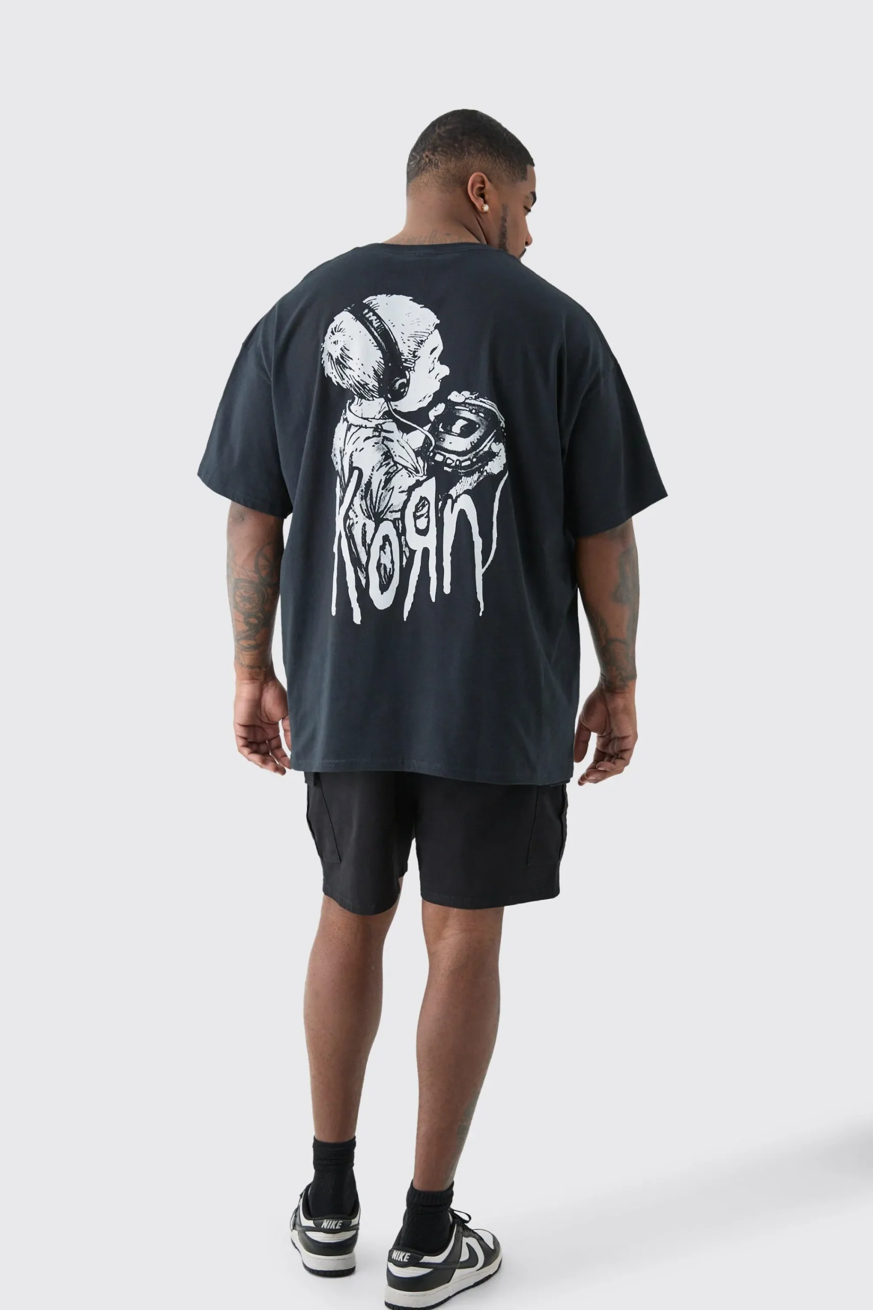 boohooMAN Plus Elasticated Waist Skinny Fit Cargo Shorts | UK| Trousers|Shorts