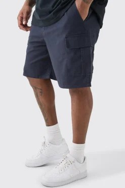 boohooMAN Plus Elasticated Waist Relaxed Fit Cargo Shorts | UK| Trousers|Shorts