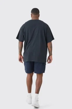boohooMAN Plus Elasticated Waist Slim Fit Cargo Shorts | UK| Trousers|Shorts