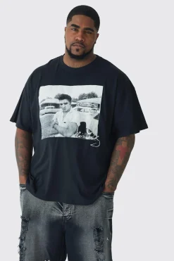 Plus Elvis Presley License Graphic T-shirt | UK^boohooMAN Outlet