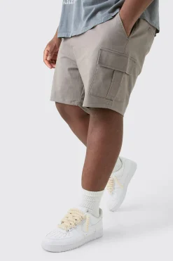 boohooMAN Plus Fixed Waist Skinny Fit Cargo Shorts | UK| Shorts