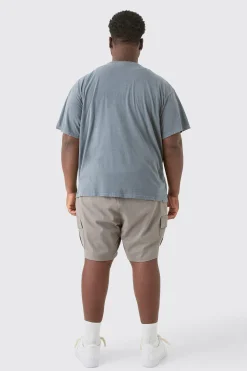 boohooMAN Plus Fixed Waist Skinny Fit Cargo Shorts | UK| Shorts