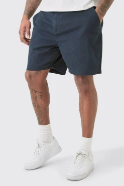 boohooMAN Plus Fixed Waist Slim Fit Chino Shorts | UK| Shorts