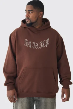 boohooMAN Plus Gothic Homme Oversized Hoodie | UK| Hoodies & Sweatshirts