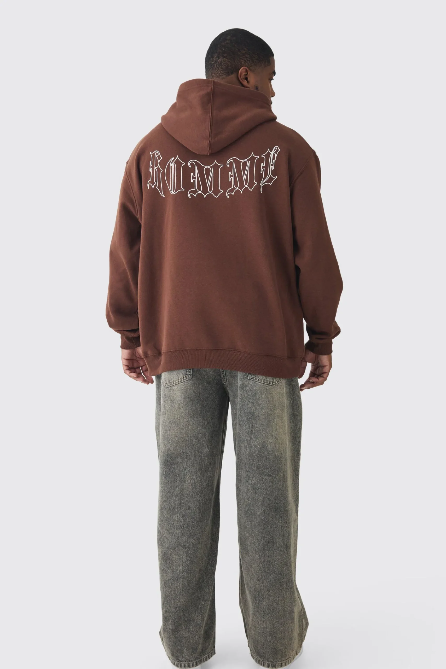 boohooMAN Plus Gothic Homme Oversized Hoodie | UK| Hoodies & Sweatshirts