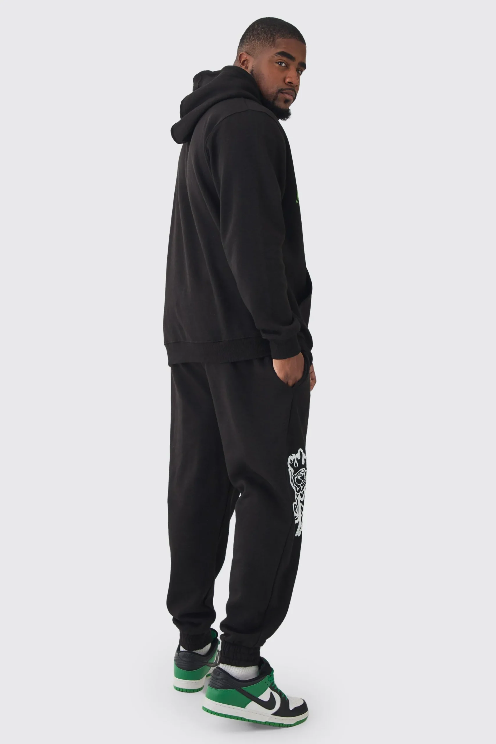 boohooMAN Plus Homme 13 Varsity Tracksuit | UK| Tracksuits