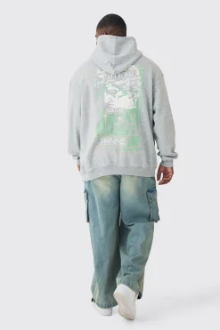 boohooMAN Plus Homme Statue Back Printed Hoodie | UK| Hoodies & Sweatshirts