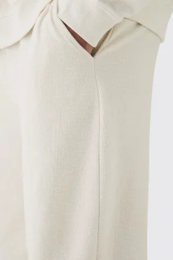 boohooMAN Plus Jacquard Knit Drawcord Joggers | UK| Trousers|Joggers