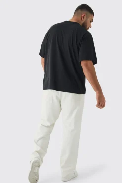 Plus Limited Edition Star Print Graphic T-Shirt | UK^boohooMAN Outlet