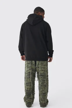 boohooMAN Plus Line Drawing Regular Fit Hoodie | UK| Hoodies & Sweatshirts