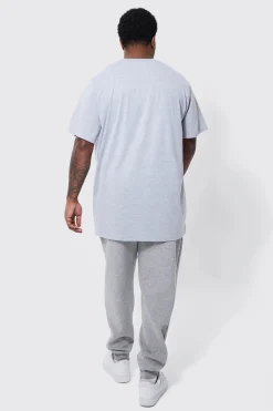 Plus Longline Man Colour Block T-shirt | UK^boohooMAN Clearance