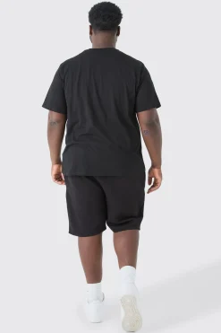 boohooMAN Plus Loose Fit Jersey Short | UK| Shorts