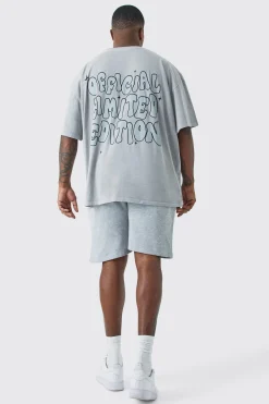 boohooMAN Plus Loose Fit Team Homme Short In | UK| Shorts