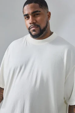 Plus Man Active Gym Oversized Rep T-shirt | UK^boohooMAN New