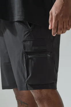 boohooMAN Plus Man Active Lightweight 5inch Regular Fit Cargo Shorts | UK| Shorts