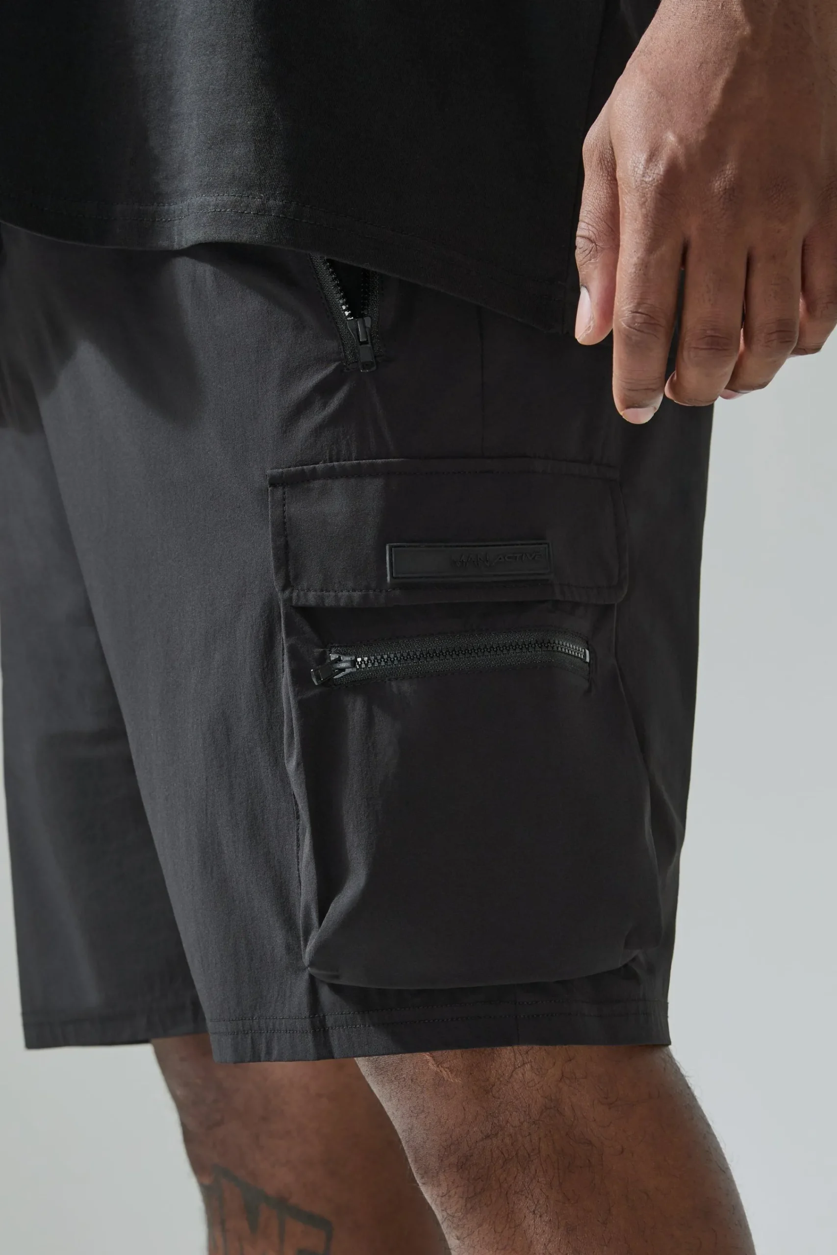 boohooMAN Plus Man Active Lightweight 5inch Regular Fit Cargo Shorts | UK| Shorts