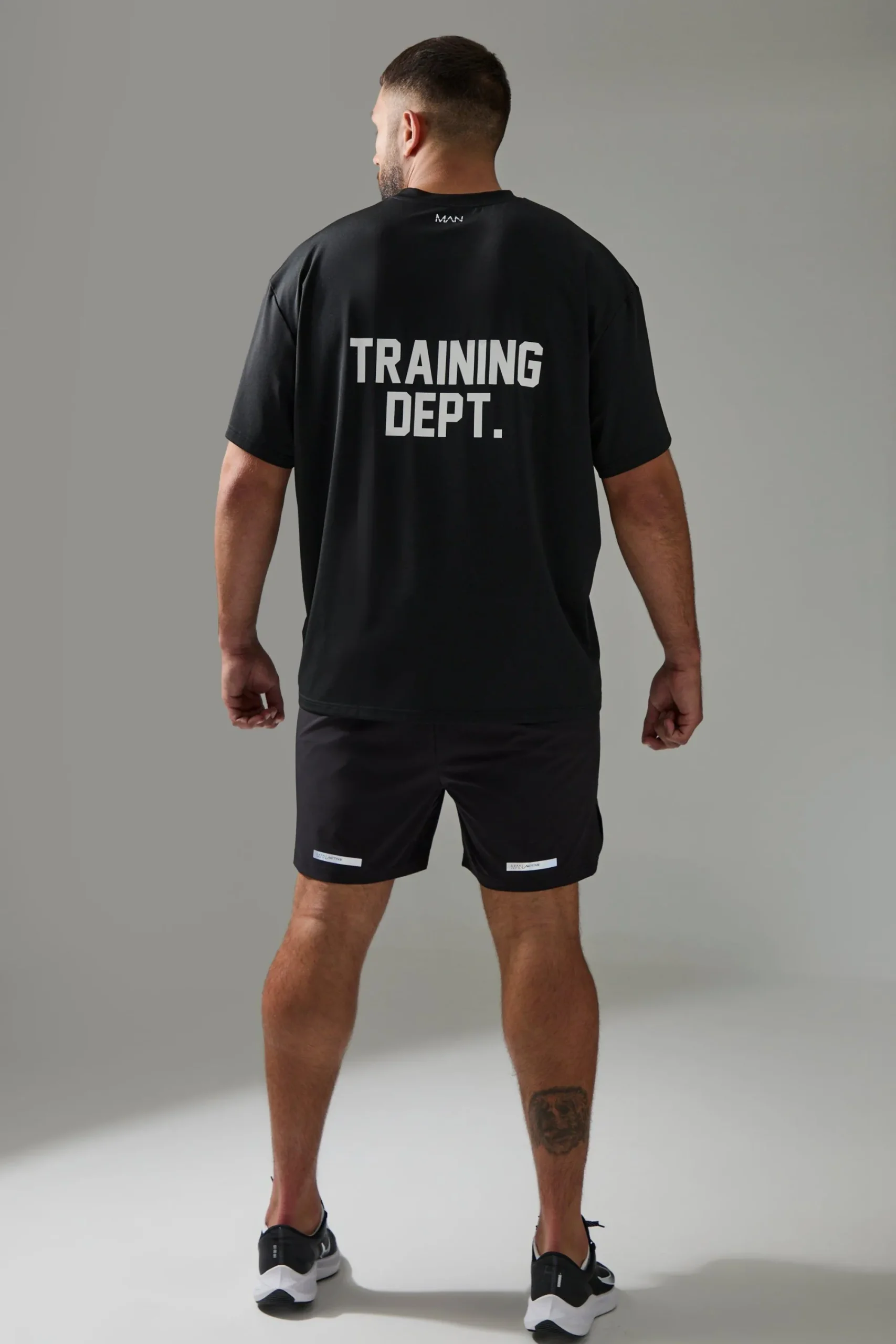 boohooMAN Plus Man Active Performance 5inch 2-in-1 Regular Fit Shorts | UK| Shorts