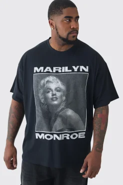 Plus Marilyn License Graphic T-shirt | UK^boohooMAN Clearance