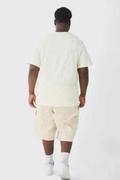 Plus Monaco Moto Print T-shirt | UK^boohooMAN Clearance