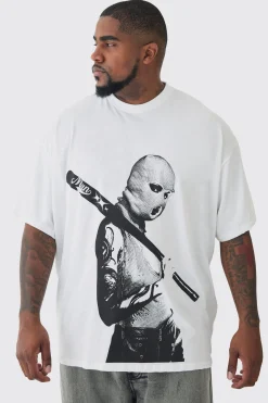 Plus Mono Man Balaclava T-shirt In | UK^boohooMAN Sale