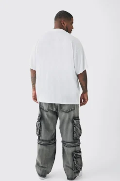 Plus Mono Man Balaclava T-shirt In | UK^boohooMAN Sale