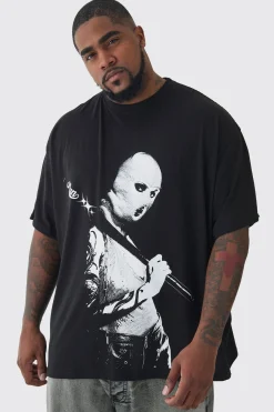 Plus Mono Man Balaclava T-shirt In | UK^boohooMAN Hot