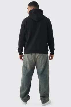 boohooMAN Plus New York Graphic Hoodie | UK| Hoodies & Sweatshirts