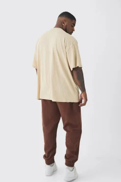 Plus OFCL Balaclava Graphic T-Shirt | UK^boohooMAN Best