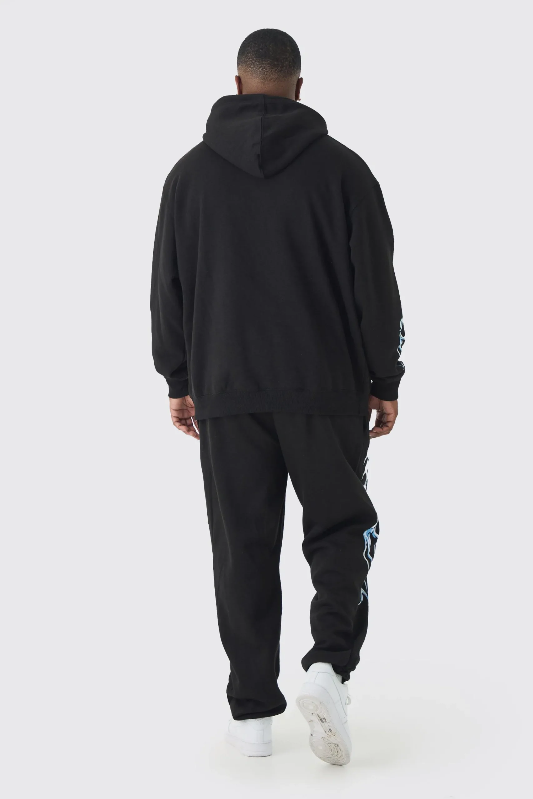 boohooMAN Plus OFCL Print Tracksuit In | UK| Tracksuits