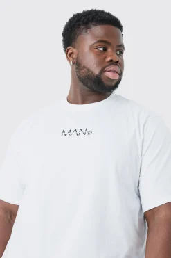 Plus Original Man Print T-shirt | UK^boohooMAN Online