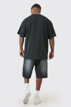 Plus Oversized Blink 182 License T-shirt In | UK^boohooMAN Outlet