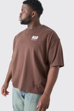 Plus Oversized Boxy Rally Graphic T-shirt | UK^boohooMAN Discount