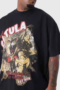 Plus Oversized Cataula Graphic T-shirt | UK^boohooMAN Outlet