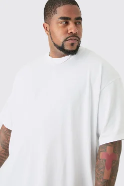 Plus Oversized Crew Neck T-shirt | UK^boohooMAN Hot