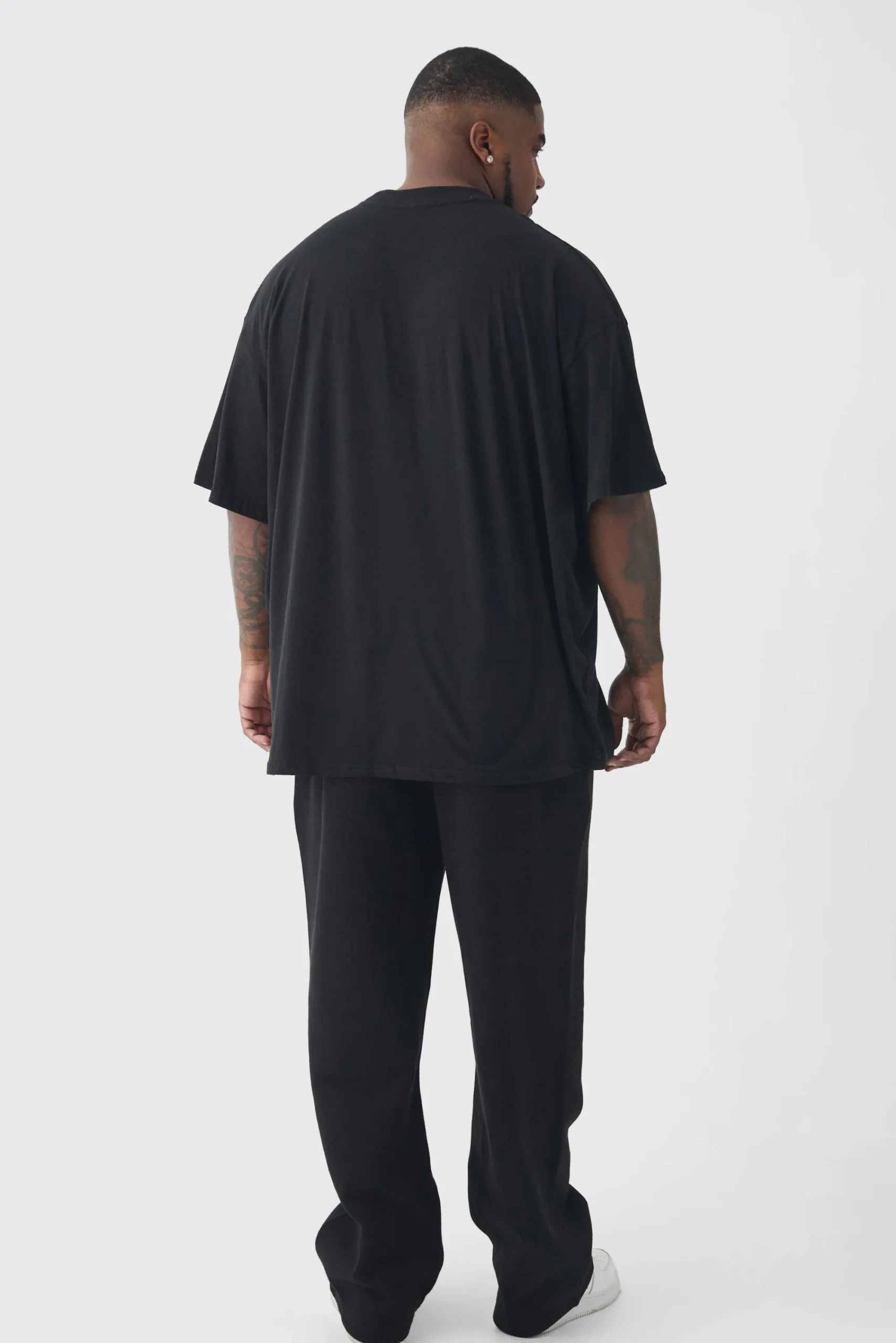 boohooMAN Plus Oversized Drop Crotch Jogger | UK| Trousers|Joggers