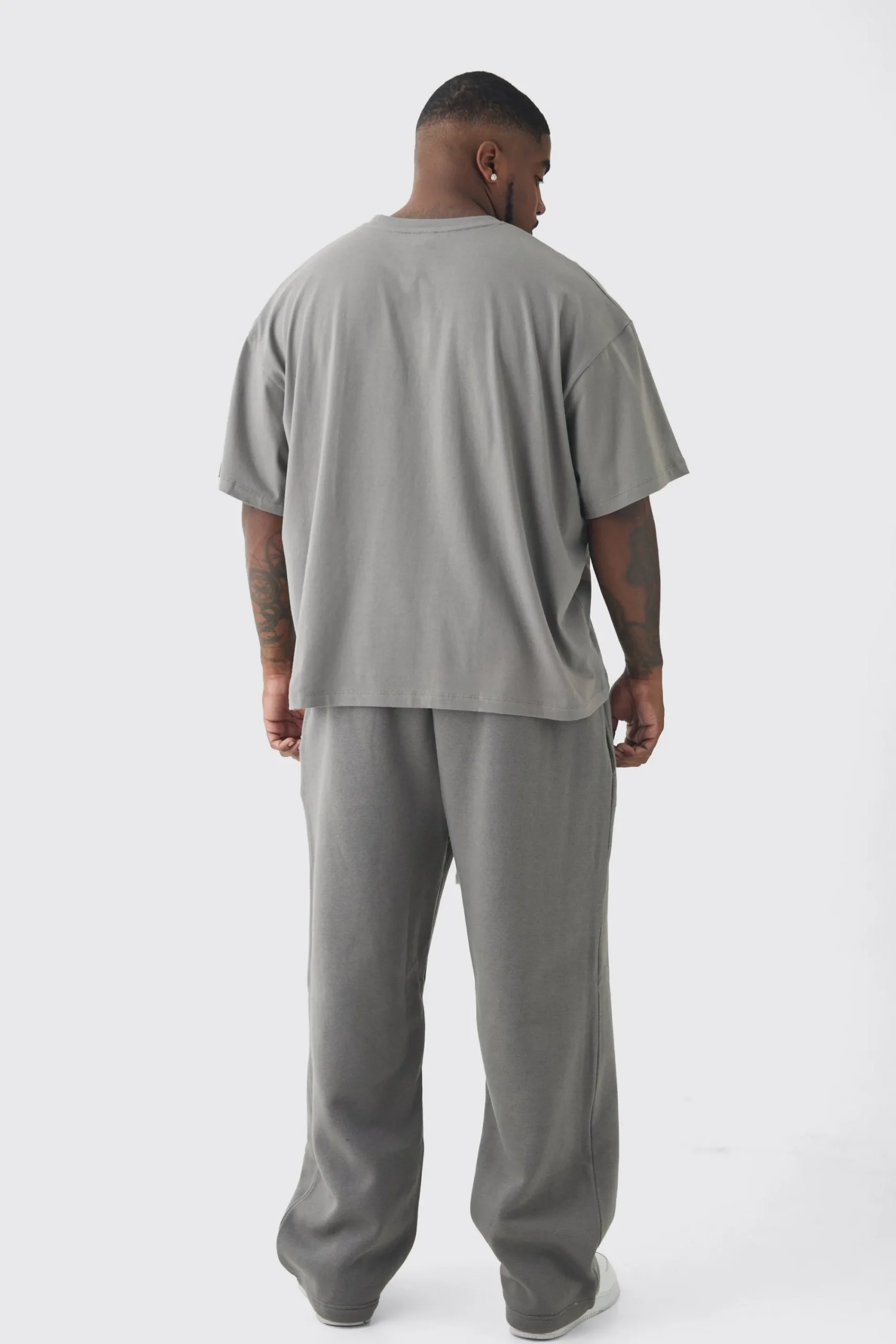 boohooMAN Plus Oversized Drop Crotch Jogger | UK| Trousers|Joggers