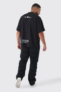 Plus Oversized Extended Neck Limited Edition T-shirt | UK^boohooMAN Best