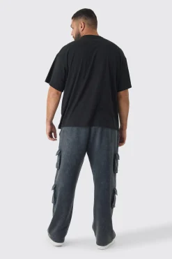 Plus Oversized Fearless Floral Balaclava T-shirt | UK^boohooMAN