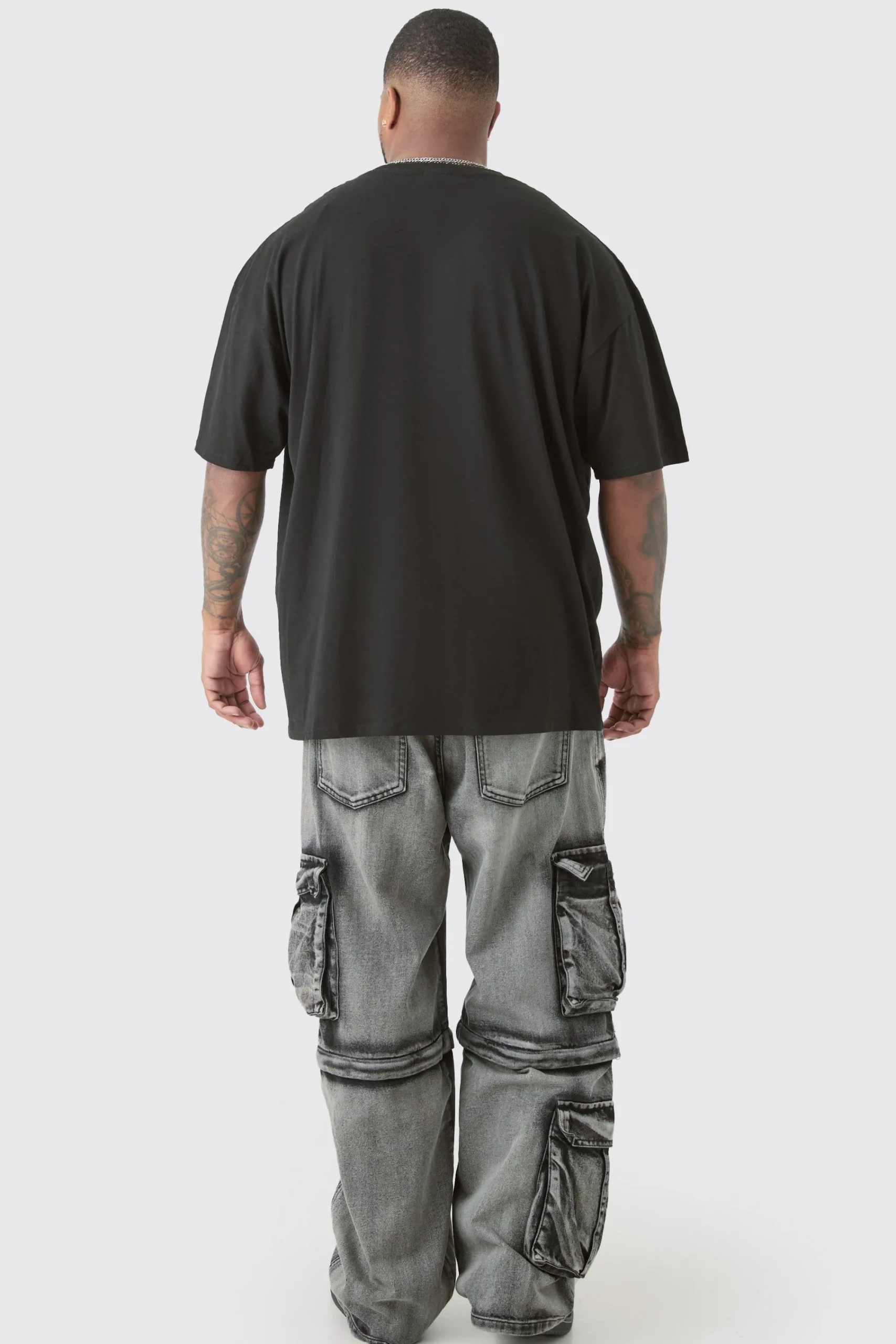 Plus Oversized Floral Graphic T-shirt | UK^boohooMAN