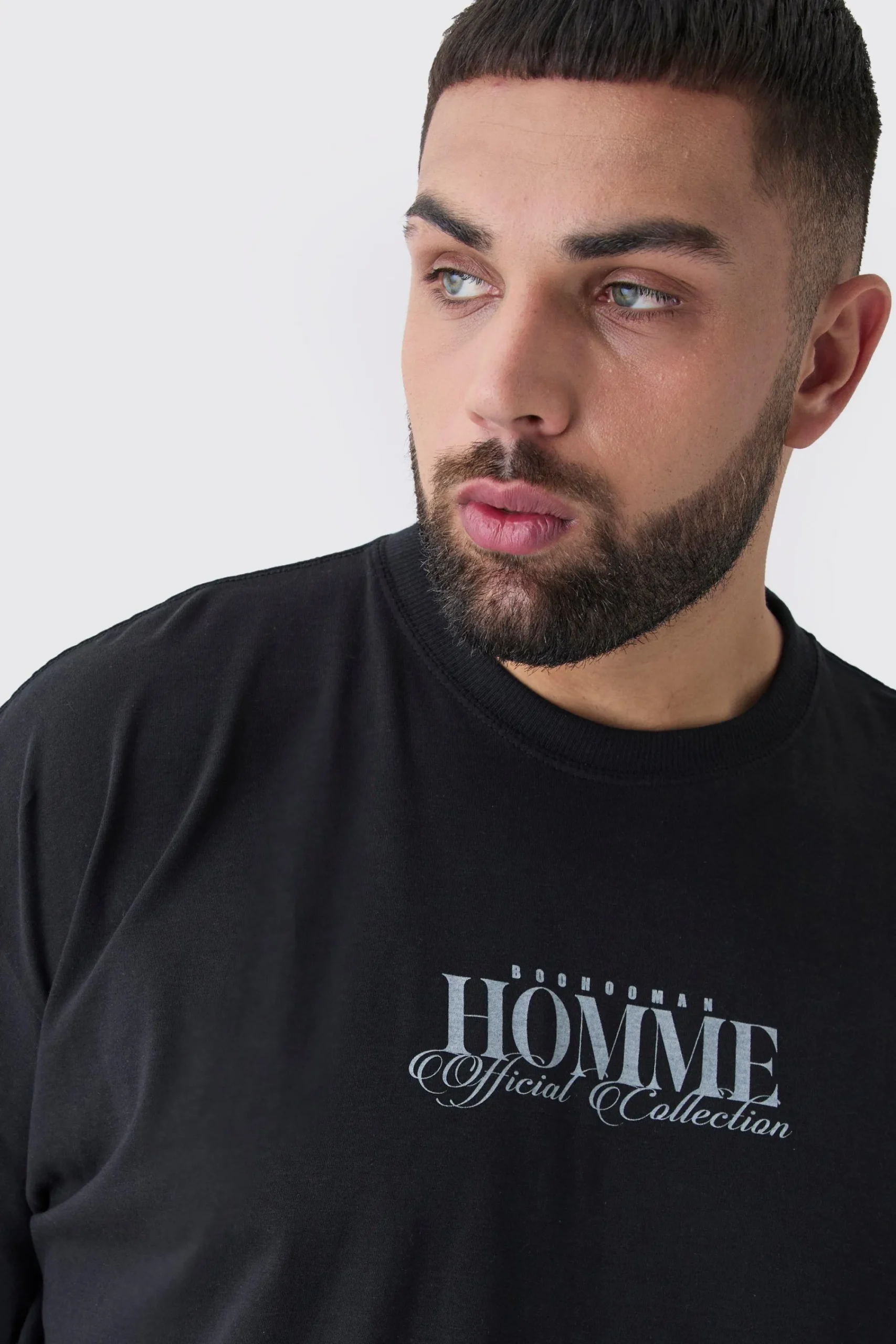 Plus Oversized Homme Rennaisance Print T-Shirt | UK^boohooMAN Sale