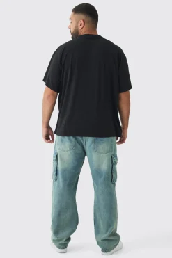 Plus Oversized Iron Maiden Large Scale License Print T-Shirt | UK^boohooMAN Sale