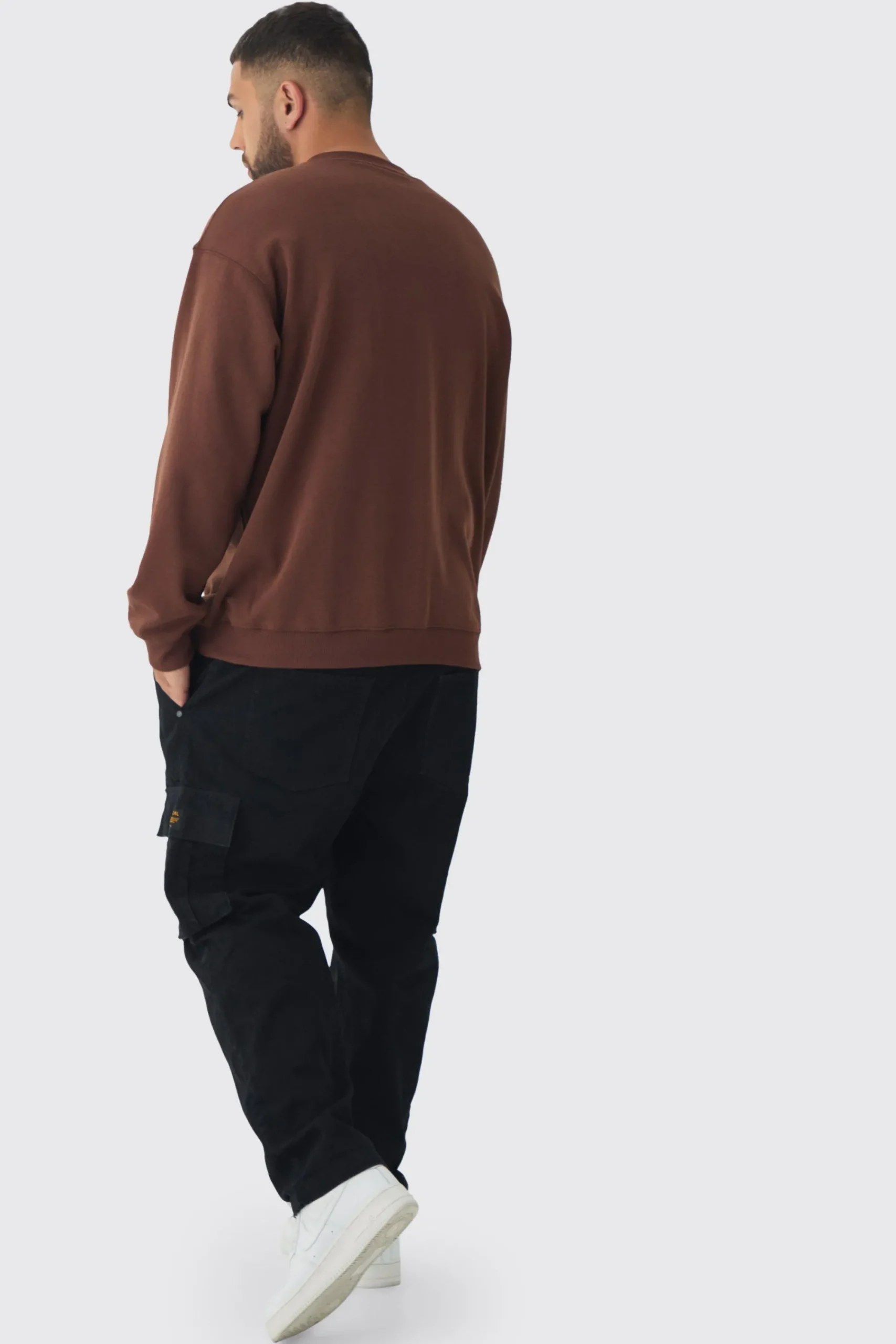 boohooMAN Plus Oversized Johnny Cash Licensed Sweatshirt | UK| Hoodies & Sweatshirts