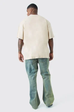 Plus Oversized Monaco Limited Edition T-shirt | UK^boohooMAN New