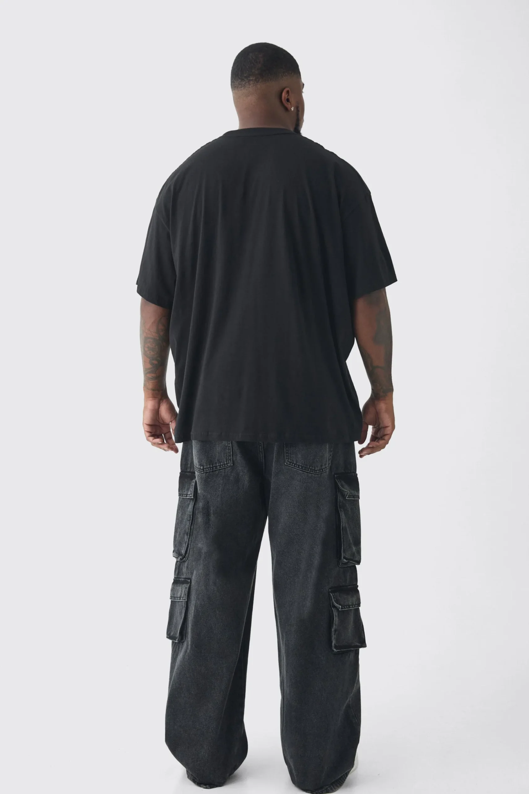 Plus Oversized Nirvana Over Seams License Print T-Shirt | UK^boohooMAN Discount