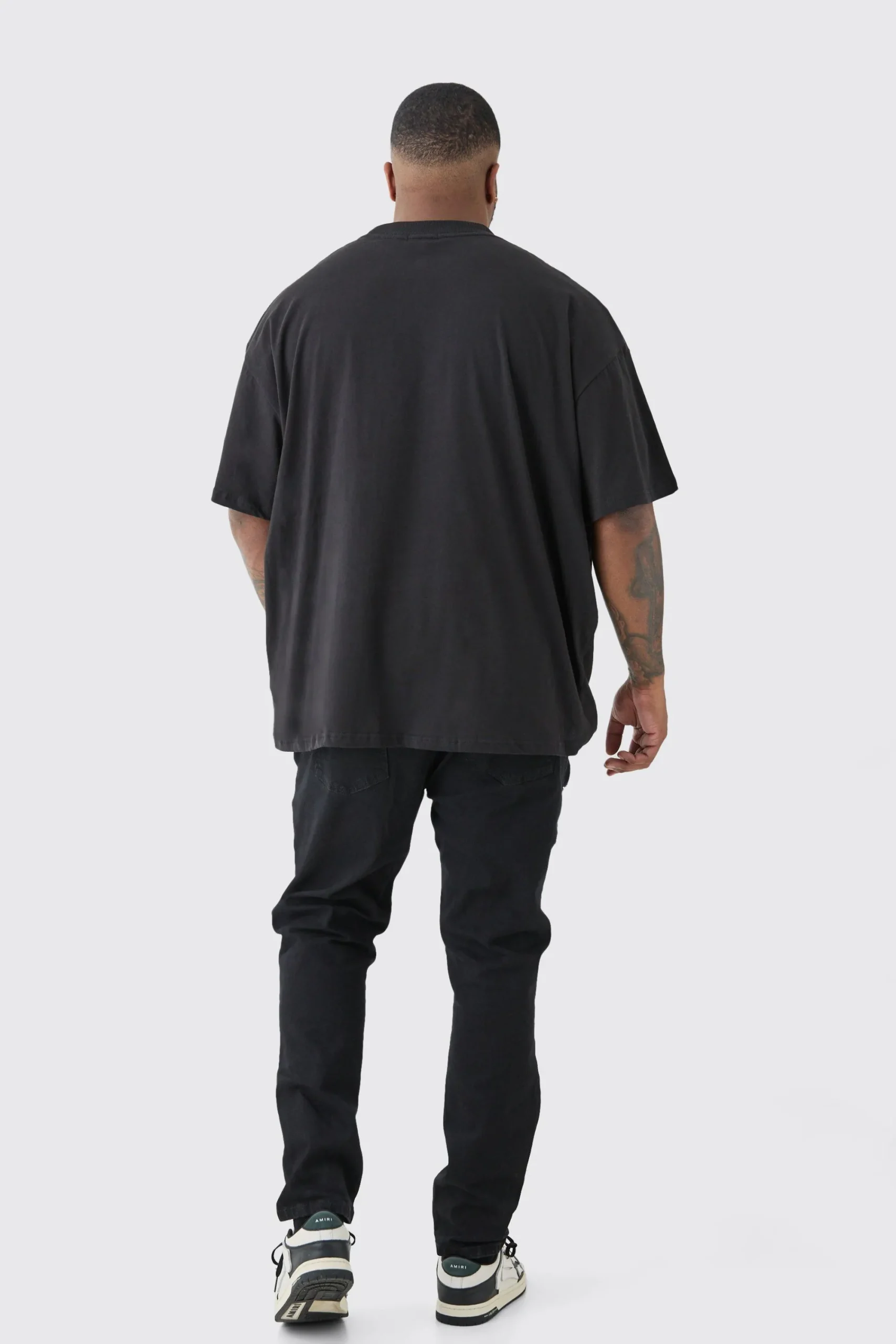 Plus Oversized Official City Print T-shirt | UK^boohooMAN New